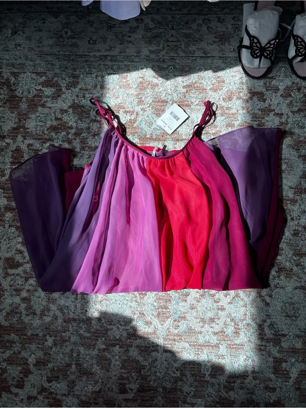 NWT Free People gradient mini swing dress size Small